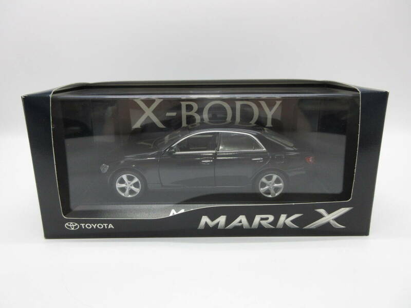 1/30 トヨタ 初代マークX MARK X 120系 後期　非売品 カラーサンプル ミニカー　ブラック