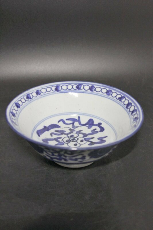 ＜聴雲＞ 茶碗 陶磁器 煎茶 茶道具 中国古玩 中国美術 骨董品 古美術品 Y1-230