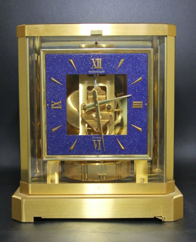 ＜聴雲＞Jaeger-LeCoultre ATOMS アトモス 空気時計 永久時計 置時計 骨董品 古美術品 Y1-74