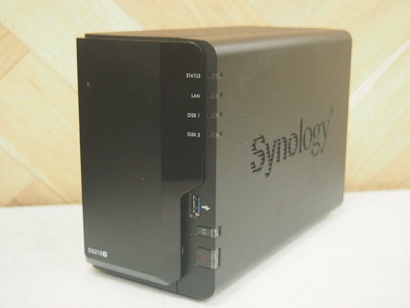 ☆【1K0426-40】 Synology Disk Station DS218+ 12V HDDなし ケースのみ 現状品