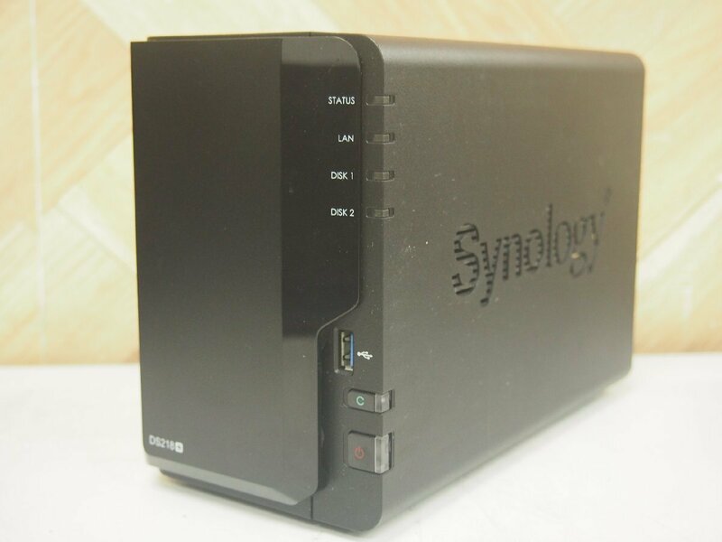 ☆【1K0426-42】 Synology Disk Station DS218+ 12V HDD、ケースなし 現状品