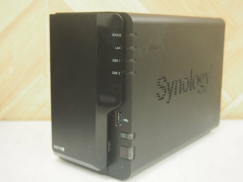 ☆【1K0426-33】 Synology Disk Station DS218+ 12V HDDなし ケースのみ 現状品