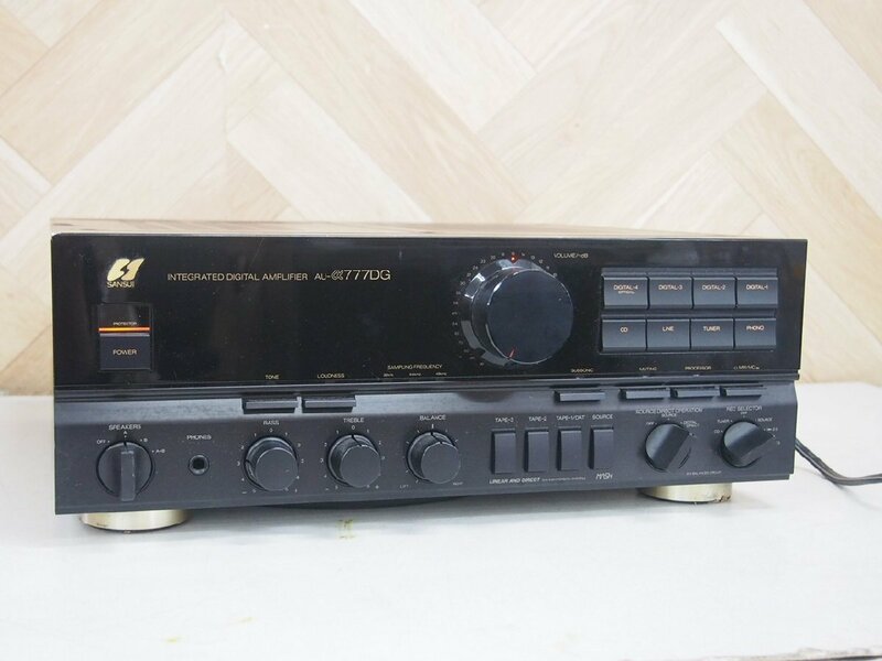 ☆【2K0508-5】 SANSUI サンスイ 山水 プリメインアンプ AU-α777DG 100V 現状品