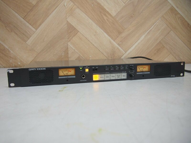 ☆【1H0509-36】 FVA FUYOH 芙蓉 デジタルオーディオモニターパネル DAM1000E 2008年製 100V ジャンク