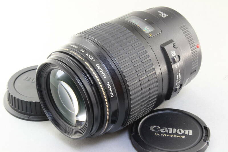 B+ (並品) Canon キヤノン EF MACRO 100mm F2.8 USM 初期不良返品無料 領収書発行可能