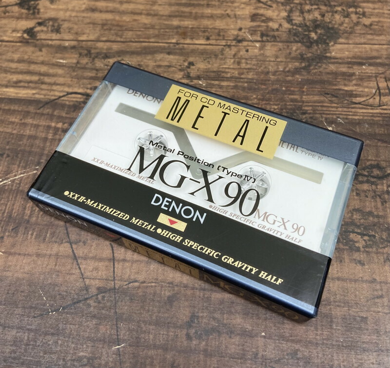 S-27◆新品未開封 DENON MG-X90 METAL カセットテープ メタルポジション TYPE Ⅳ 希少品