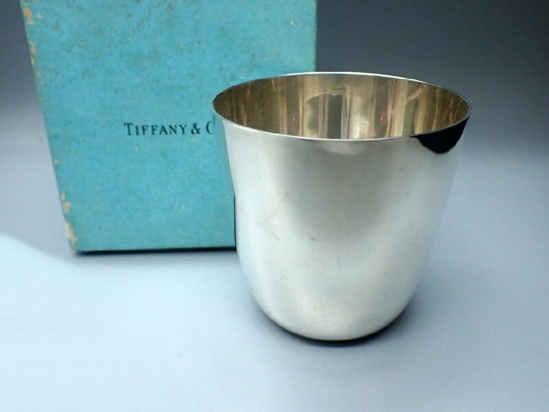 【VINTAGE】TIFFANY STERLING SILVER JEFFERSON CUP 60's 　銀製グラス
