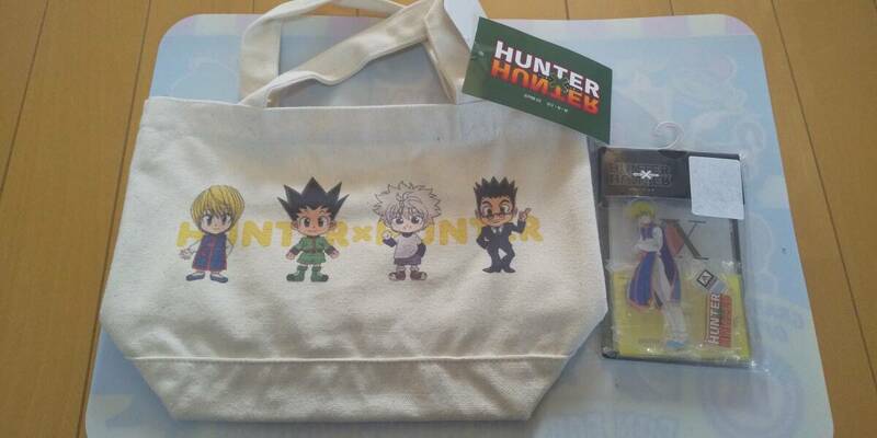 HUNTER × HUNTER クラピカ アクリルスタンド 新品タグ付き ランチトート クラピカ・ゴン・キルア・レオリオ ロゴ セット しまむら コラボ