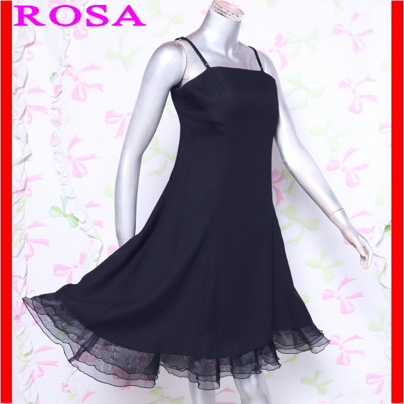カラードレス　ROSA　キャミドレス　フォーマルワンピース　およばれ2次会　発表会　中古