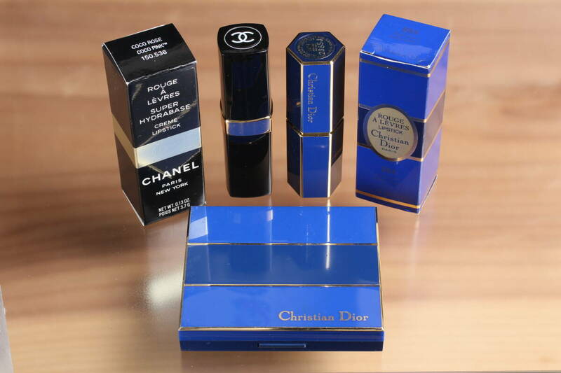 管27256ル　CHANEL ChristianDior　口紅　アイシャドウ　各種コスメ　おまとめ3点セット