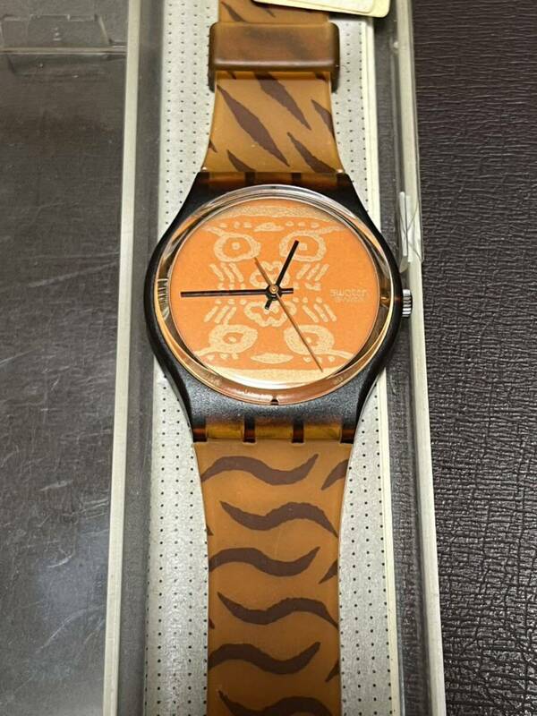 ヴィンテージ 約30年前 Swatch スウォッチ 腕時計 クオーツ 未使用長期保管品 ジャンク ⑤