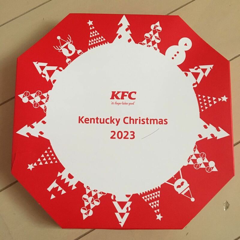 ケンタッキーフライドチキン KFC ケンタッキークリスマス 2023 プレート お皿 ケンタ パーティバーレル 
