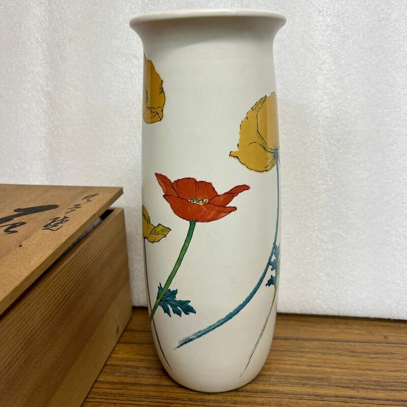 九谷焼 花瓶 