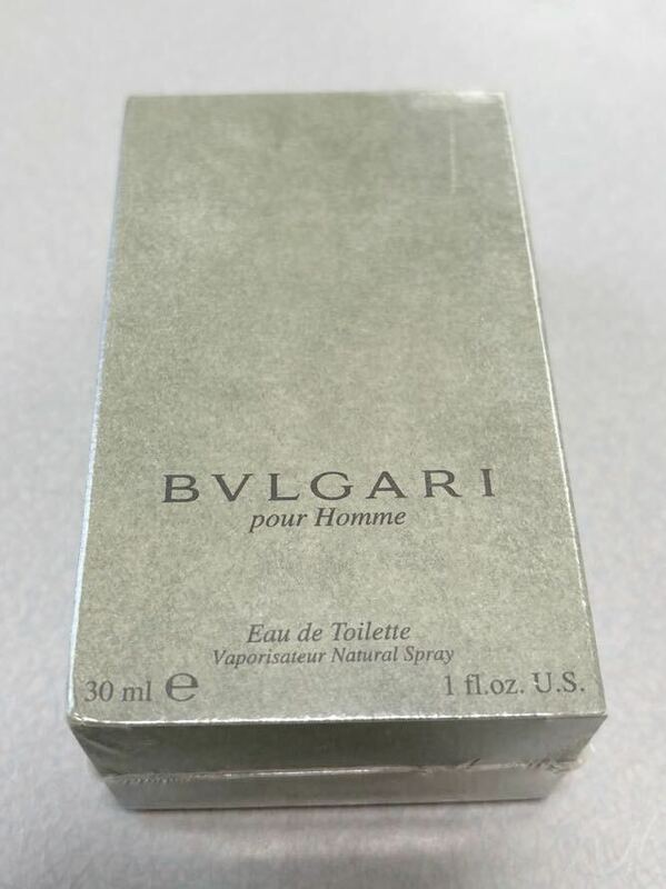 未開封　BVLGARI ブルガリ プールオム　オードトワレ　メンズ香水 30ml ナチュラルスプレー