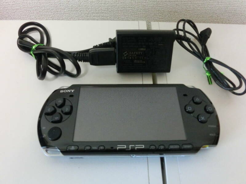 中古品 保管品 動作未確認 SONY ソニー Playstation プレイステーション ポータブル PSP-3000 ブラック ゲーム機/激安1円スタート