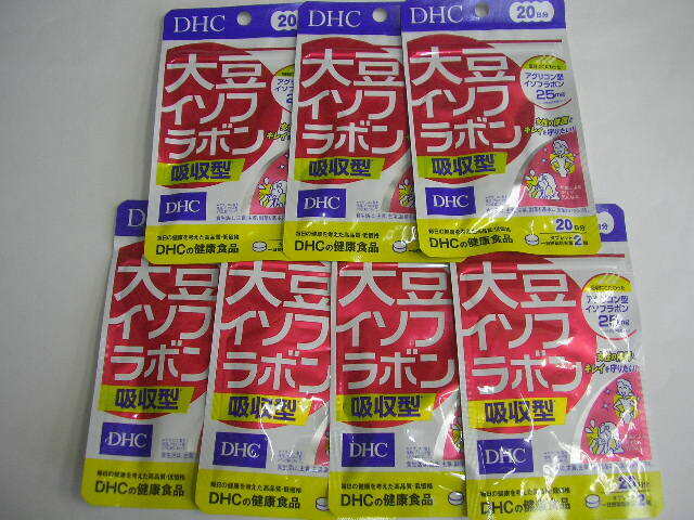 ☆新品・DHC　大豆イソフラボン　吸収型　20日分　7袋