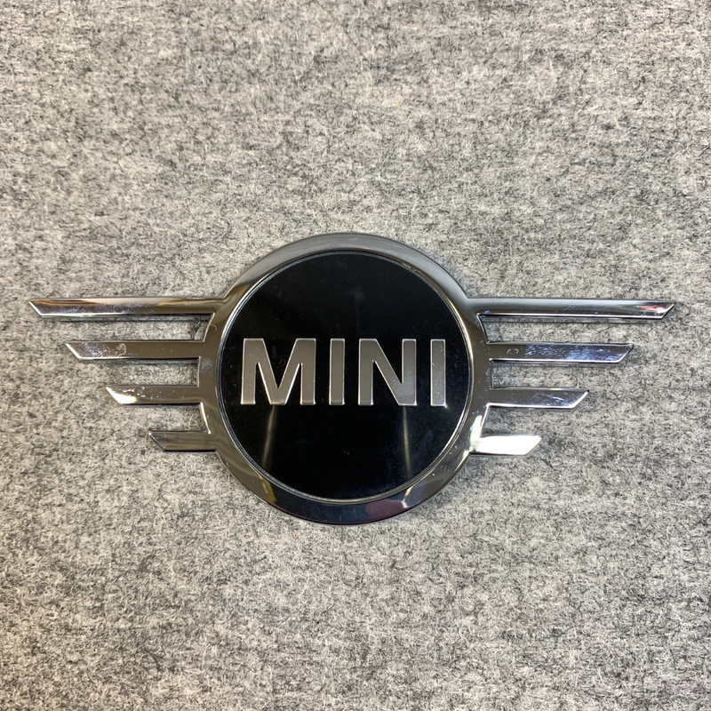 6rK1882E◆BMW MINI ミニ エンブレム 横幅 約147ミリ 純正 正規品 自動車 パーツ 部品