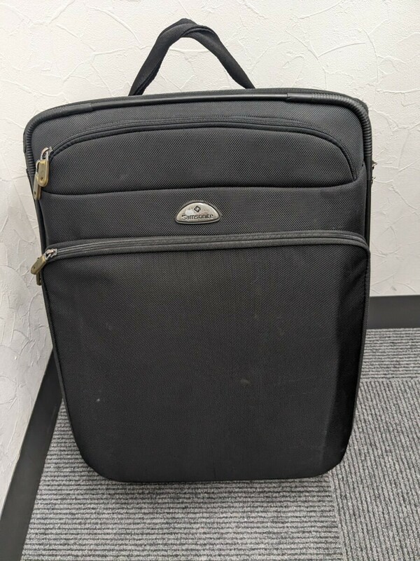 【c517】 Samsonite サムソナイト スーツケース キャリーケース キャリーバッグ ビジネス 旅行 ブラック 外寸 約55×40×20cm