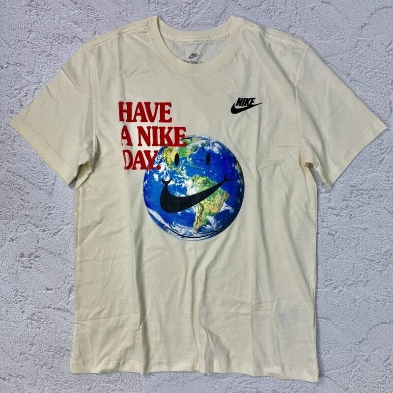 【格安送料】新品未使用 Mサイズ NIKE Tシャツ ナイキ HAVE A NIKE DAY 人気ロゴ カットソー スマイリースウッシュ コットン100% 正規品