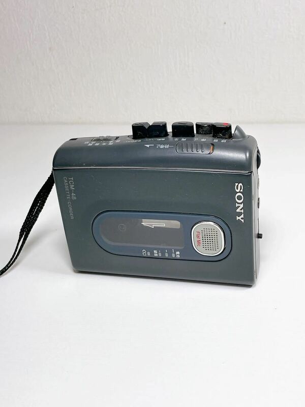 697 SONY ソニー カセットテープレコーダー TCM-48 未チェックジャンク