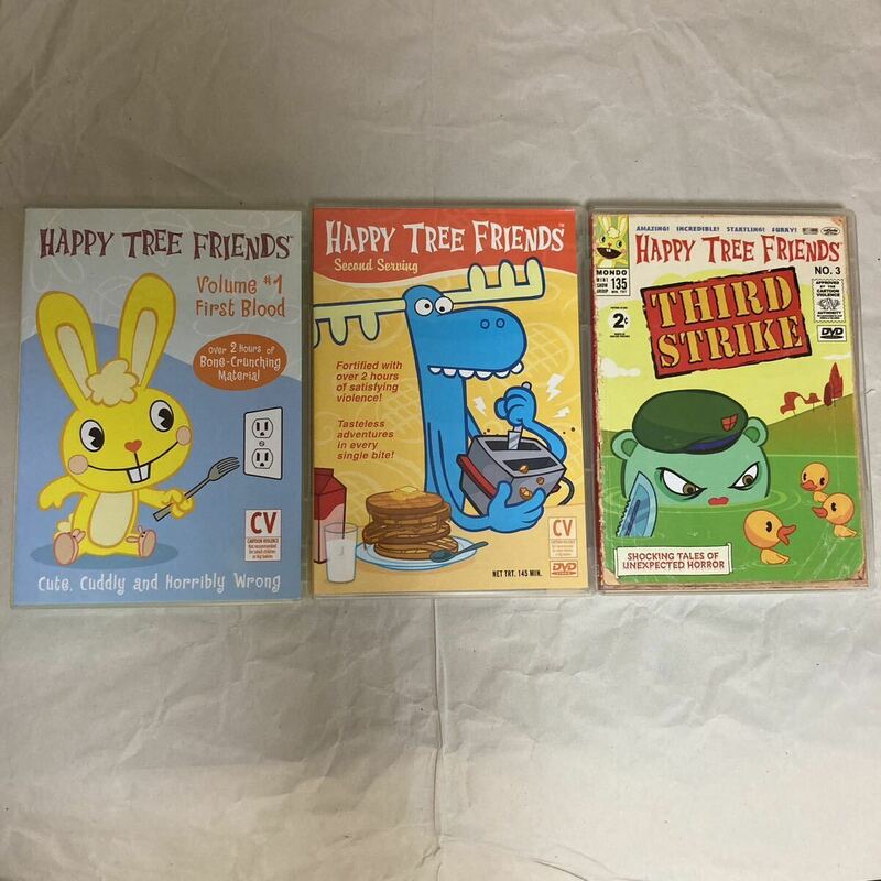 HAPPY TREE FRIENDS DVD 1-3巻