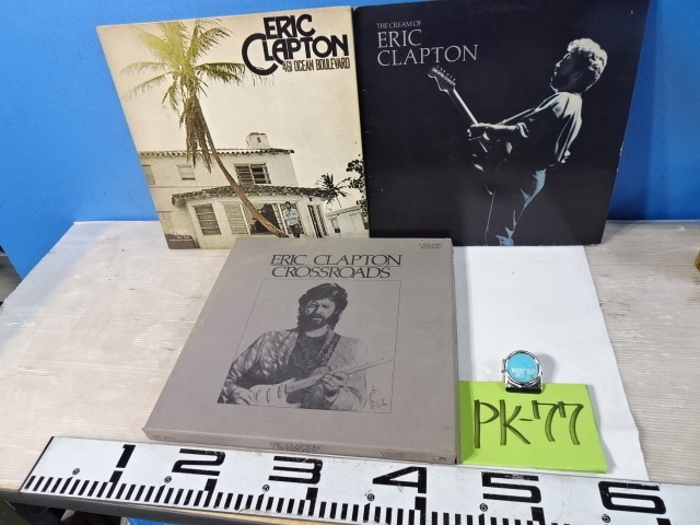 PK-77/LPレコード盤 Eric Claptonエリッククラプトン CrossRoadsクロスロード他まとめて LONELYYEARS HIDEAWAY等収録