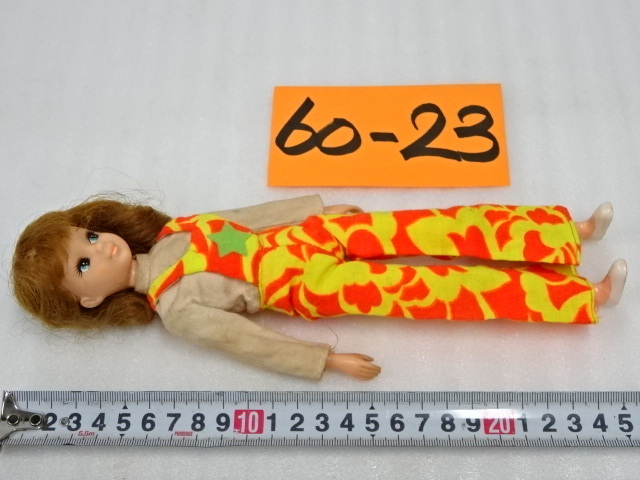 60-23希少 当時物 旧タカラ リカちゃん人形 着せ替え人形 昭和レトロ ヴィンテージ玩具2代目? へそなし ツイスト?ドール コレクター マニア