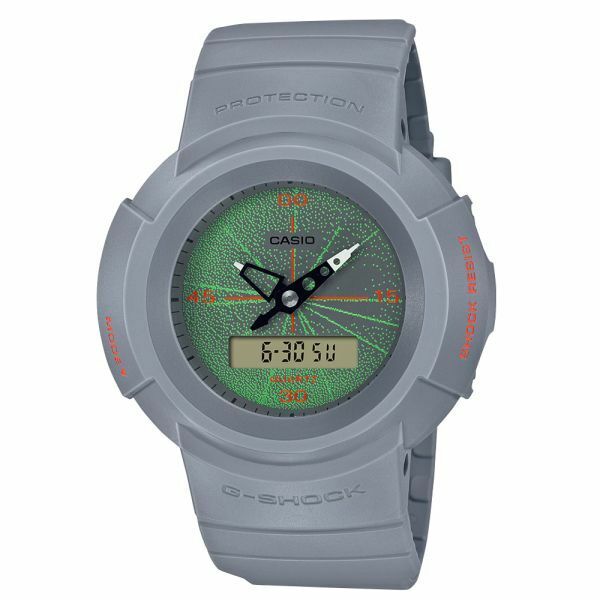 未使用 CASIO カシオ G-SHOCK Gショック AW-500MNT-8A(AW-500MNT-8AJR同等) YOSHIROTTEN デザイン グレー アナデジ デジアナ 腕時計