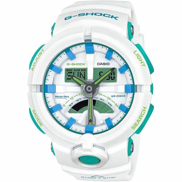 未使用 CASIO カシオ G-SHOCK Gショック GA-500WG-7A(GA-500WG-7AJF同等) ホワイト アナデジ デジアナ 腕時計