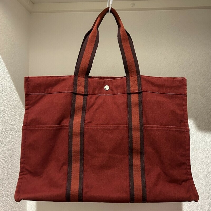 HERMES◇エルメス フールトゥGM◇トートバッグ◆トートバッグ■メンズ◆レディースハンドバッグ■大きめサイズ◆A3■男女兼用