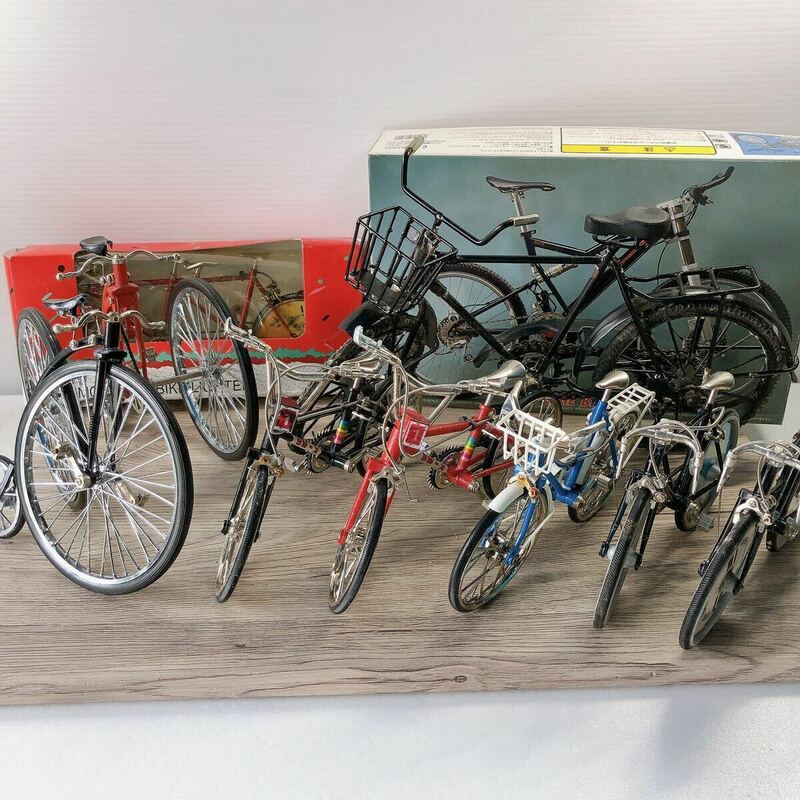 ミニチュア自転車 まとめ売り ミニチュア 模型 自転車 ポルシェバイクFS マウンテンバイク BM-X 競輪 ママチャリ レトロ レトロ雑貨 置物 