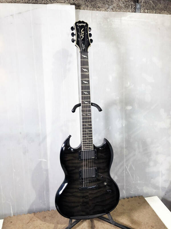 ◎★ 中古★Epiphone/エピフォン SG Custom Prophecy シリアル11 EMGピックアップ搭載 エレキギター【Epiphone SG Custom Prophecy】DGFO