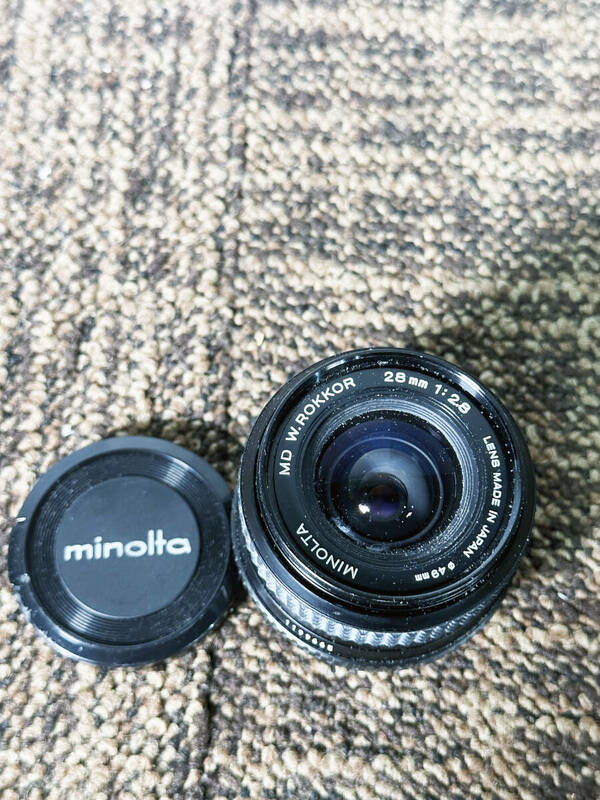 ◎★ 中古★MINOLTA ミノルタ MD W.ROKKOR 1:2.8 28m カメラ レンズ【W.ROKKOR】DGWO