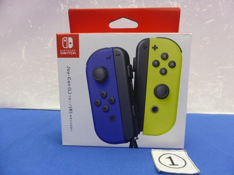 Y11-1　任天堂純正品 Joy-Con(L) ブルー/(R) ネオンイエロー