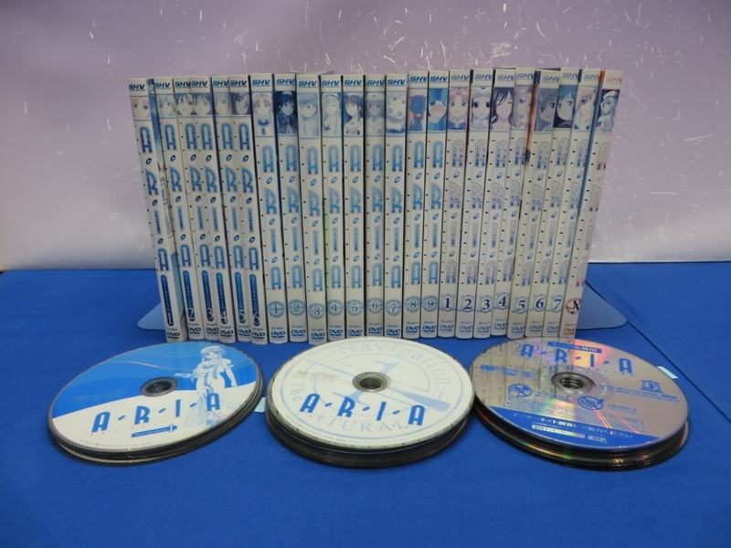 J9　レンタル落ち ARIA アリア The ANIMATION 全6巻 + NATURAL 全9巻 + ORIGINATION 全7巻 + OVA ARIETTA 計23枚 DVD