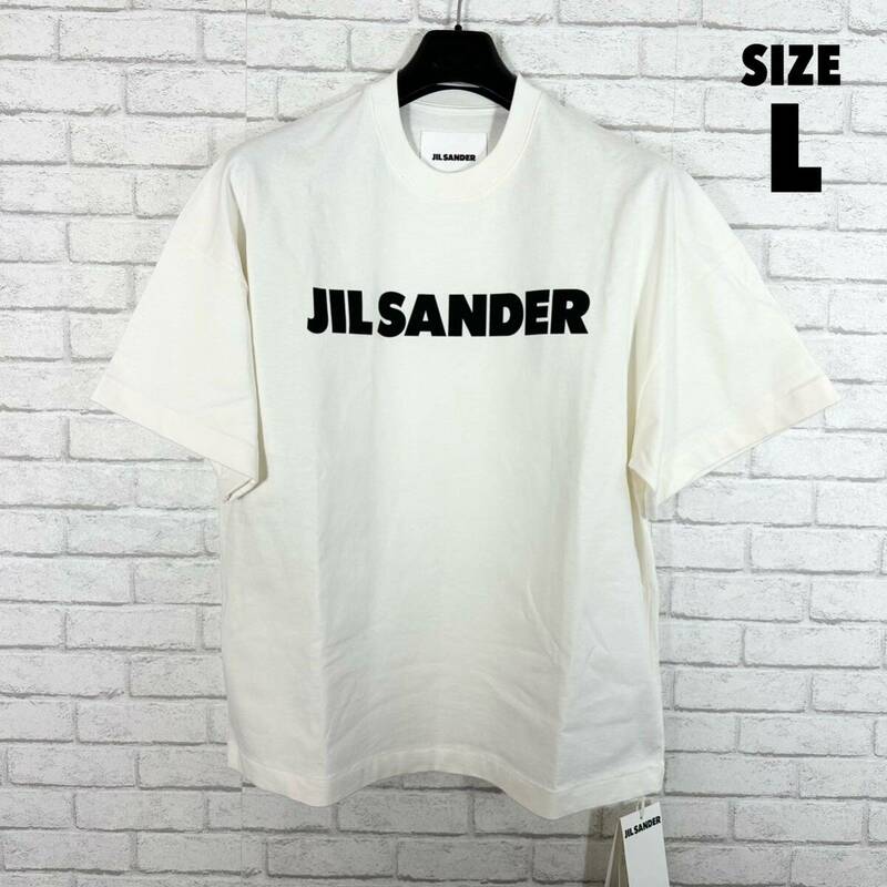 新品100%本物 JIL SANDER ロゴ Tシャツ ジルサンダー L