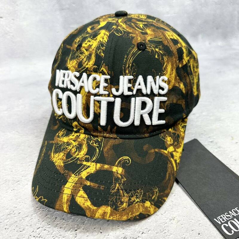 新品 Versace JEANS COUTURE キャップ ヴェルサーチ マルチ