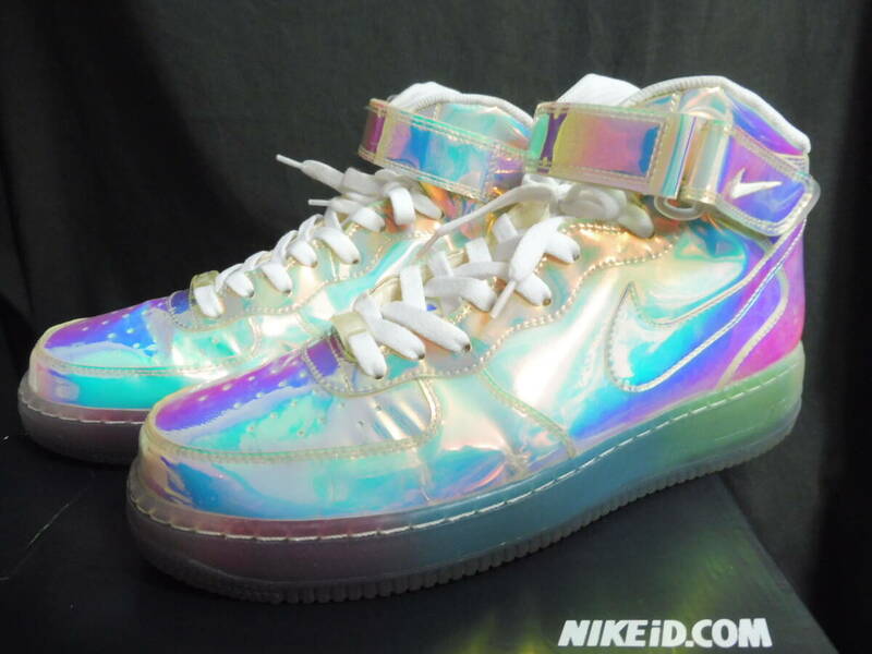 美品箱付 NIKE AIR FORCE 1 イリディセント　サイズ９．５　ナイキ エアフォース１Iridescent 