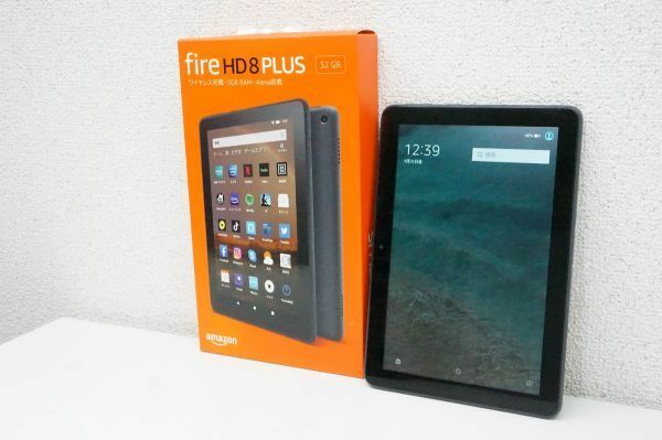 【美品】 Amazon Fire HD 8 Plus（2020年モデル/第10世代）タブレット 32GB ブラック 8インチHDディスプレイ 動作確認済み！ A516