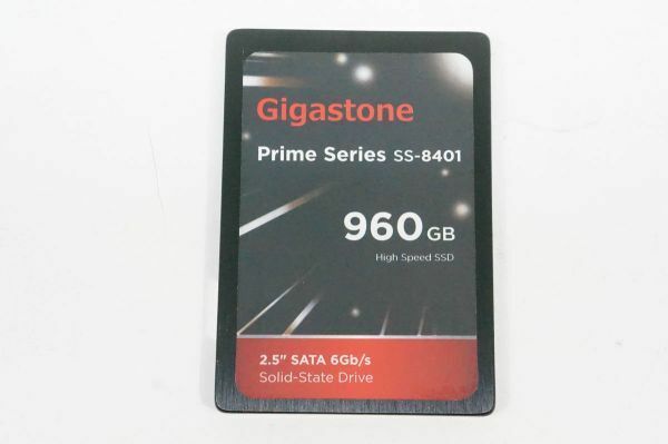Gigastone 960GB 2.5インチ SSD Prime Series SS-8411 High Speed SATA 6Gb/s フォーマット済 使用時間5000時間以下 A591