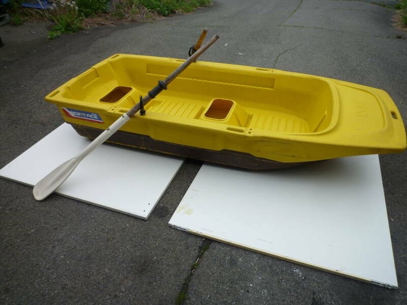 引き取り限定　岩手県　RYOBI BOAT ACE リョービ ボートエース 手漕ぎボート　定員2名 2人乗り 免許不要