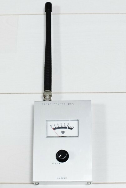 盗聴器発見器　電波探知器　発信元探知　電界強度計　ラジオセンサー　WD3