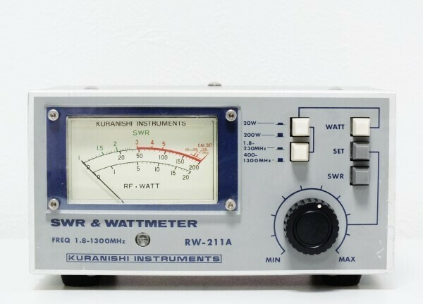 クラニシ　RW-211A　SWR/パワー計　1.8～1300MHz