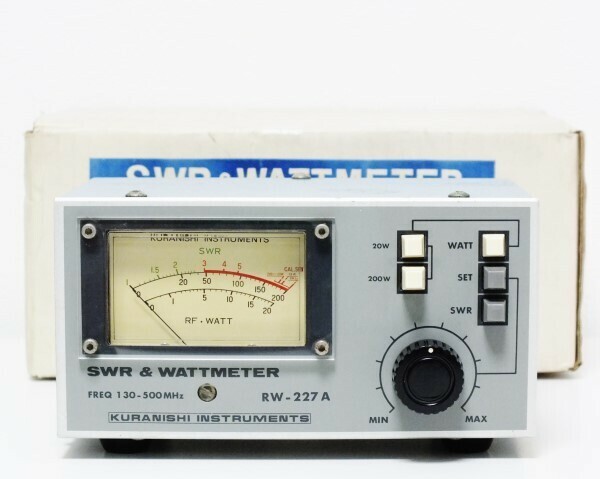 クラニシ　RW-227A　SWR＆パワー計　130～500MHz