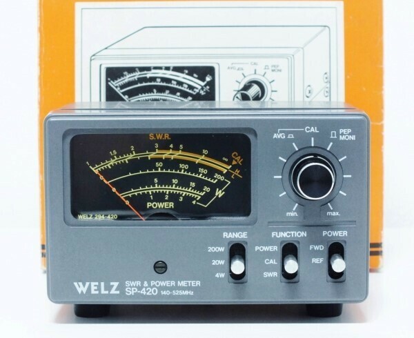 WELZ　SP-420　144/430MHz　SWR＆パワーメーター