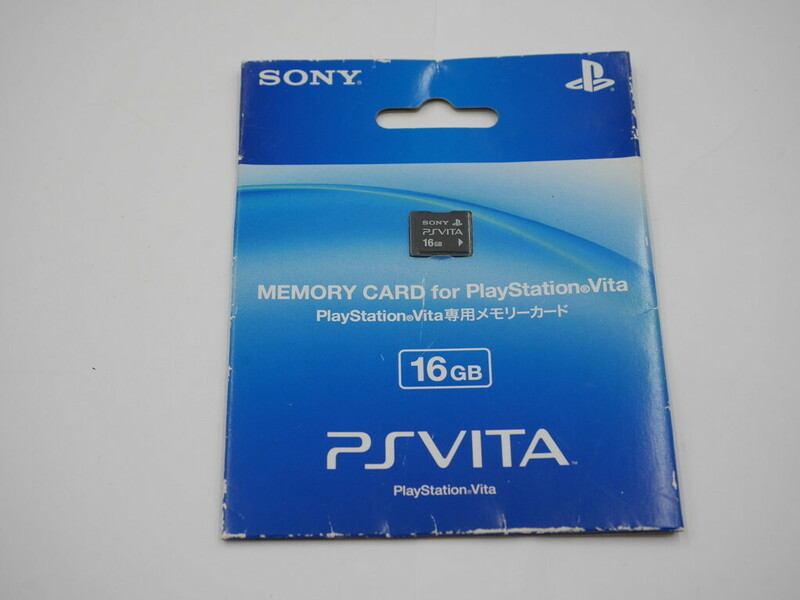 未使用●PSVITA専用メモリーカード 16GB●MEMORY CARD for PlayStation Vita●PCH-Z161J
