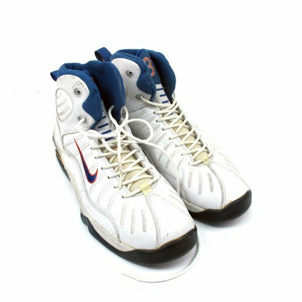 未使用　展示品　ナイキ メンズ 1997 エア メタル フォース バスケットボール スニーカー ホワイト レザー 430391 101　32.5cm