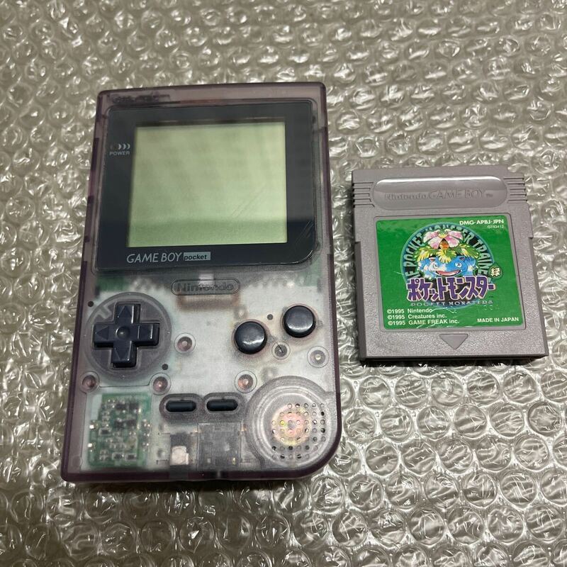 Nintendo 任天堂 GAME BOY pocket ゲームボーイポケット MGB-001 クリア