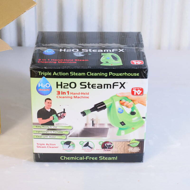 a) スチームクリーナー H2O Steam FX 未使用