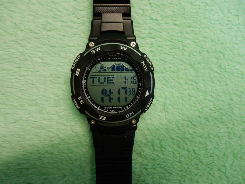  LAD WEATHER TIDEGRPH master デジタル腕時計 ①